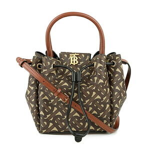Burberry Monogram Shoulder Bag Brown
